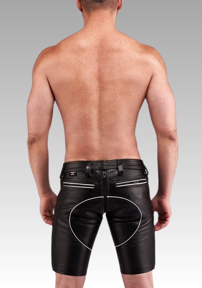 Leather FXXXer Shorts Color Piping for sale