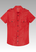 Men’s Huxley Leather Uniform Shirt for sale